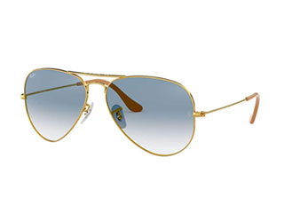 Ray-Ban Rb3025 Classic Gradient Aviator Sunglasses