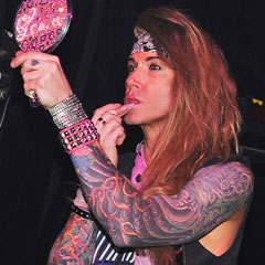 Lexxi Foxx, a Hair Metal musician from United States